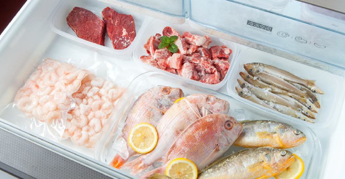 Fresh and frozen meats of first quality