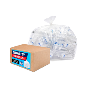 CLEAR TRASH BAGS