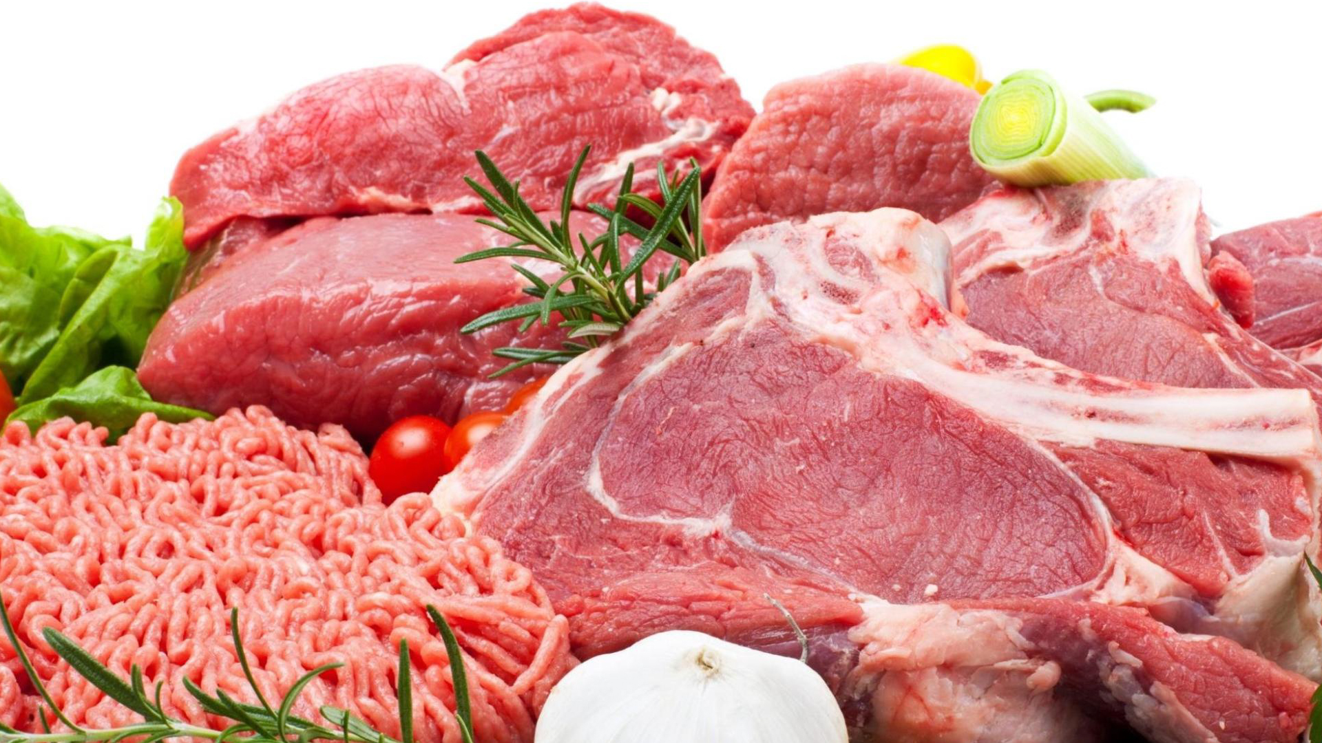 Fresh and frozen meats of first quality